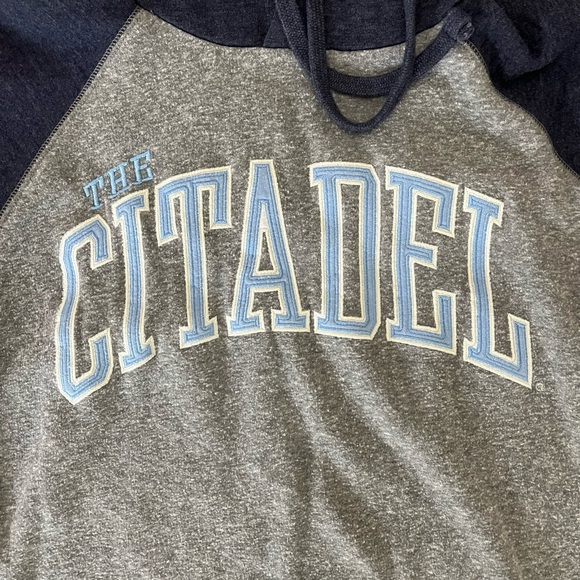 🏈 The Citadel League Triblend Hoodie Sweatshirt | Size L - Picture 2 of 8